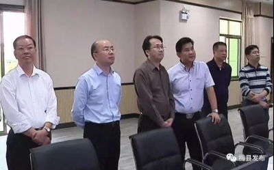刘棕会率队调研广梅产业园建设工作 钟光灵、张运全等陪同