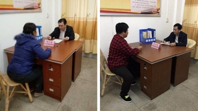 陈德志、丘德俊到文福镇开展党代表组团接待活动