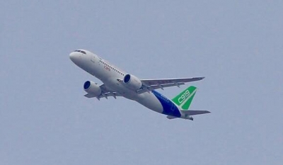 C919国产大飞机首次远飞，航程1300多公里