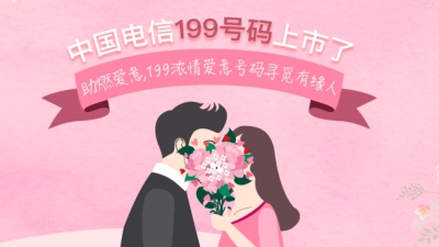 注意，这不是骗子号码！中国电信推史上最大号段199