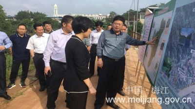 刘玮率队来梅开展全面推行河长制工作督查