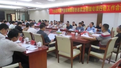 大埔开展严重精神障碍患者救治管理专项行动工作会议召开