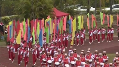 丰顺县第四十三届中小学生田径运动会开幕