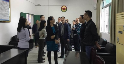 省基层司法所规范化建设工作调研组到金山街道调研