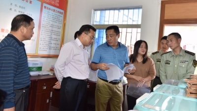 刘柏青率队督导华阳镇火灾隐患重点地区整治工作