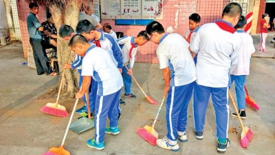梅师附小：文明从卫生做起