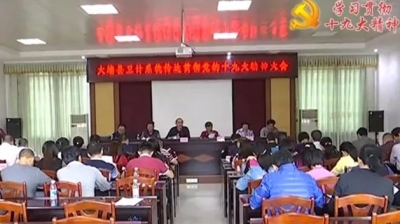 大埔县卫计系统传达贯彻党的十九大会议精神