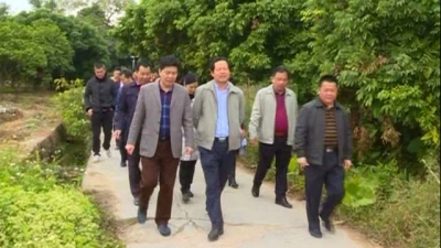 市环保局督查组到丰顺督查榕江北河和黄标车整治工作