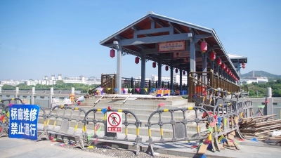 禁止通行！梅江人行浮桥“换新装”，预计客商大会前完工