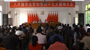 刘许川到八尺镇宣讲党的十九大精神