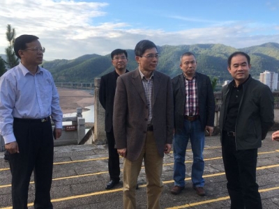 省民政厅领导莅埔调研三河坝战役纪念园建设情况