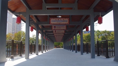 梅江浮桥和梅水路“美妆”完毕！另外梅城还有这些变化…