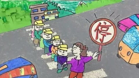 丰顺交通安全绘画大赛，孩子们眼中的交通安全是这样的(附作品）