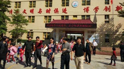 省“教育创强”复评验收组对丰良等镇进行复评验收