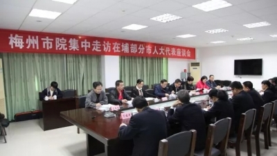 市检察院领导到大埔走访部分梅州市人大代表