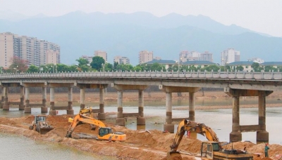 蕉岭石窟河“十里画廊”蕉城段主体工程建设任务或春节前完成