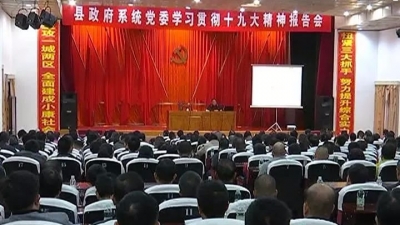 县直各系统党委学习贯彻党的十九大精神