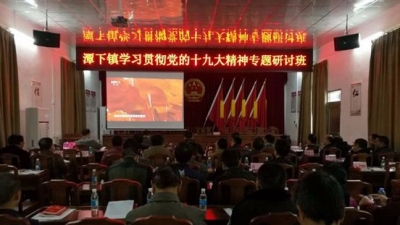 潭下镇举办学习贯彻党的十九大精神专题研讨班