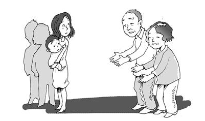 为争孙子抚养权，五华六旬老伯打伤前儿媳