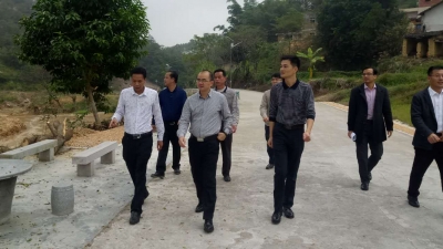 卢佳亮一行到砂田镇开展精准扶贫和新农村建设工作调研