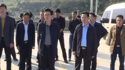 平远考察团到丰顺考察重点项目征地和新农村建设工作