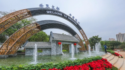 系靓哦！梅县区地标式高速路口景观