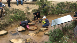 《广东卫视》节目组到五华老禾仓拍摄美食纪录片