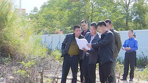 徐杞文调研蕉岭县市政工程建设