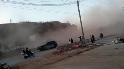 五华一工地擅自施工引发山体松动、泥石滚落 致3人受伤