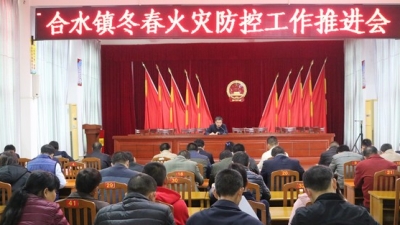 合水镇召开冬春火灾防控工作推进会