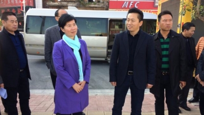 张红梅带队到五华考察创卫工作