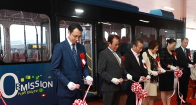 比亚迪成功进入日本汽车市场，向冲绳交付纯电动巴士车队