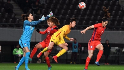 中国女足3:1胜韩国 获东亚杯季军