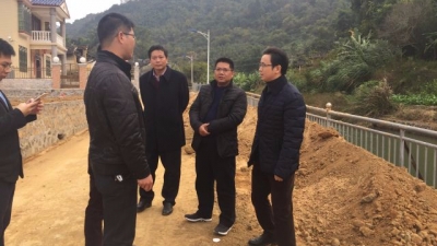 蓝欣到西河镇南丰村调研新农村示范村建设工作