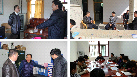 刘锐锋一行到长布、周江司法所开展调研工作