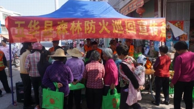 五华县防火办、县林业局做实宣传工作，预防火灾发生
