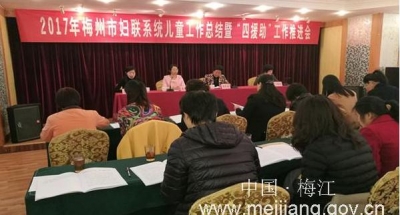 全市妇联系统儿童工作总结暨“四援助”工作推进会今日举行