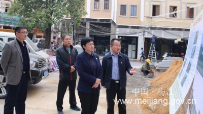 代区长钟秀堂到金山街道调研