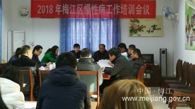梅江区举行2018年慢性病工作培训会议