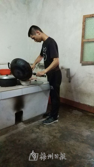 梅县松源19岁寒门少年自立自强感恩社会