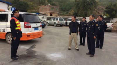 省交通执法监督检查组到大埔检查工作