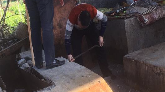 区畜牧兽医局依法查处私宰窝点