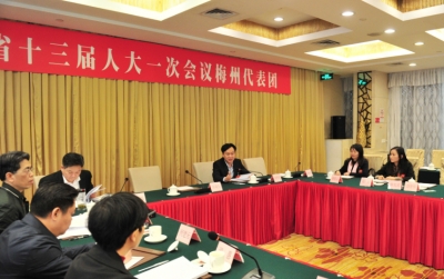  谭君铁方利旭与农业农村基层省人大代表座谈    