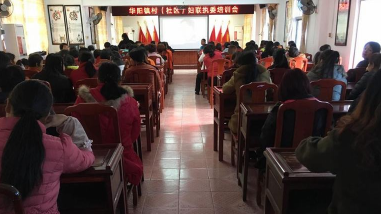 华阳镇召开村（社区）妇联执委培训会