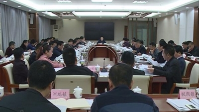 大埔县召开县政府常务会议