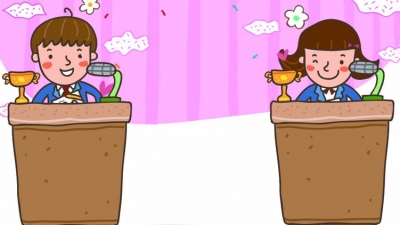 蕉岭县蓝坊中学举办演讲比赛