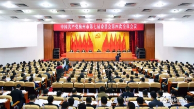 一图读懂中共梅州市委七届四次全会报告