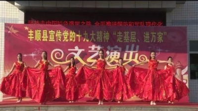 “走基层、进万家”文艺巡演走进丰顺县武装部