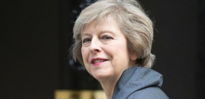 英国首相特雷莎·梅飞抵武汉开启访华之旅