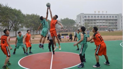 丰顺汤西镇“金琼迎新杯”篮球赛开赛